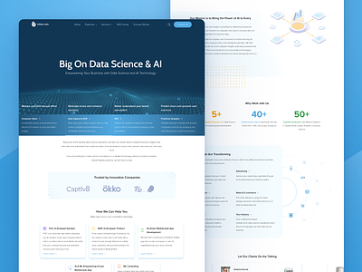 Landing Page for AI & Data Science Company InData Labs