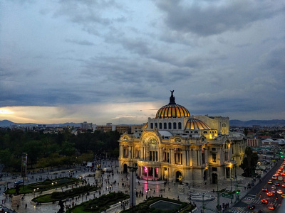 Palacio de Bellas Artes, México diseñografico photography photoshop