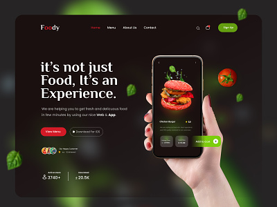 Food Ordering Website Design