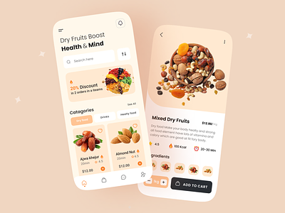 E-commerce  Food Ordering App UI