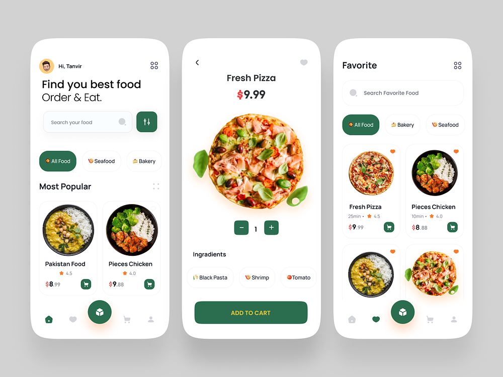 Food Menu App designs, themes, templates and downloadable graphic ...