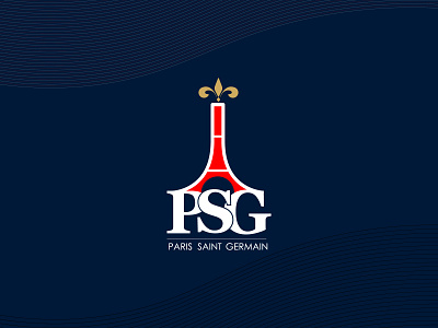 PSG Logo Redesign ashicks brand branding clublogo dimaria eiffeltower football ligue1 logo logo design logodesign logodesigner logoredesign mbappe messi neymar parissaintgermain psg redesign vector