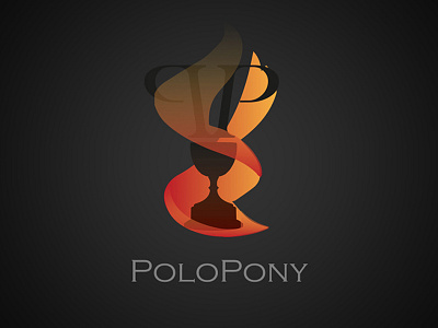 Logo for Polo Sports Club branding fire logo sports trophy