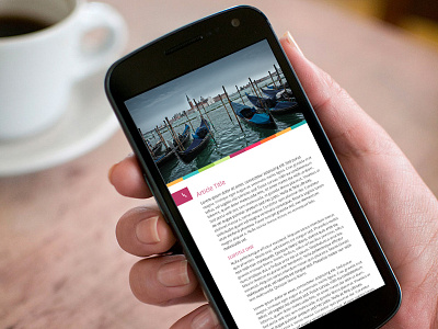 Mobile Article Design for Reader Application article content mobile text wikipedia