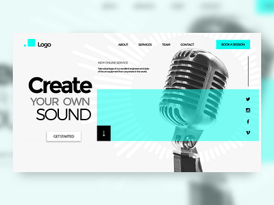 Recoding studio Website