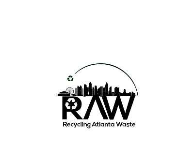 recycling waste company logo art branding design illustration illustrator logo minimal type vector website