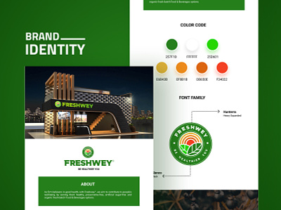 Freshwey-Brand Identity branding freshwey graphic design logo ui