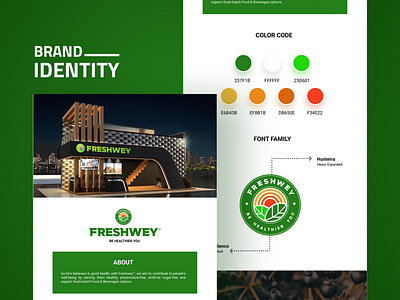 Freshwey-Brand Identity branding freshwey graphic design logo ui