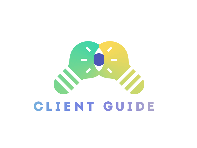 Client Guide #2 animated brand branding client colors gif guide illustration logo mark vector
