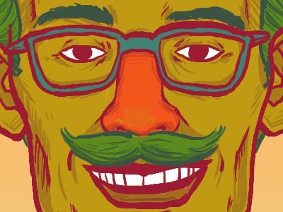 Gallery of Mo' #1 comic drawing gallery of mo illustration movember mustache portrait