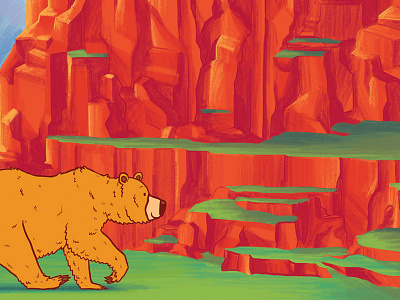 Wild About Bears Illustrations - Cliff
