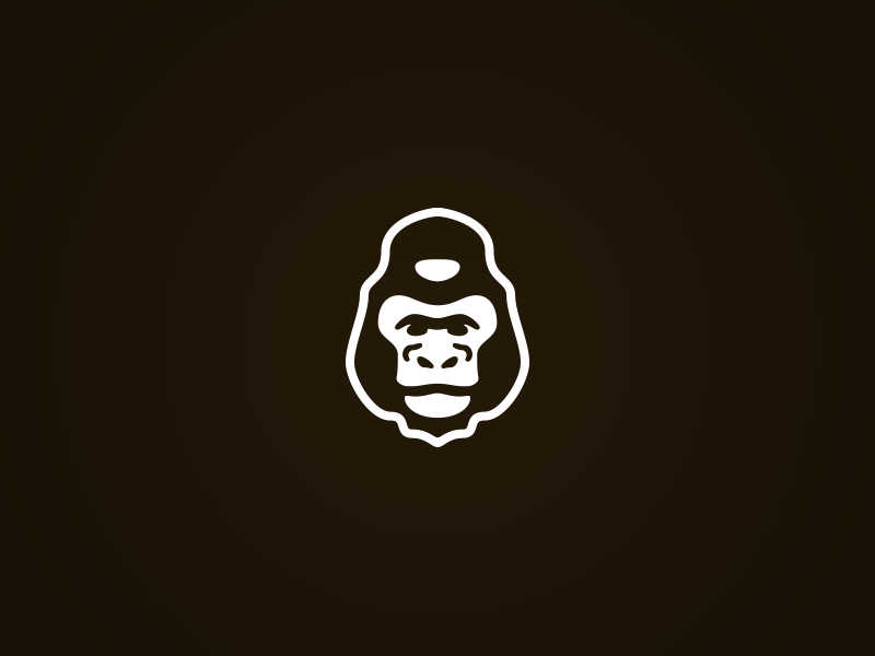 Gorilla Icon by Drew Albinson on Dribbble