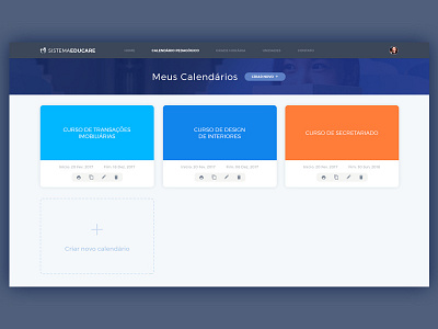 Work in progress - Education Dashboard calendar education ui ux web