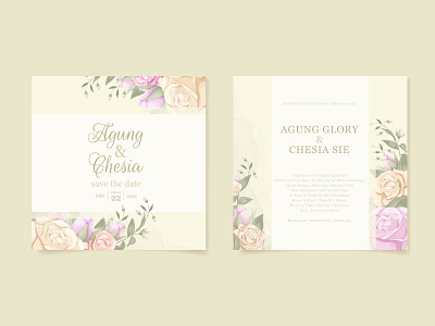 Social Media Content wedding Invitation Online Invitation