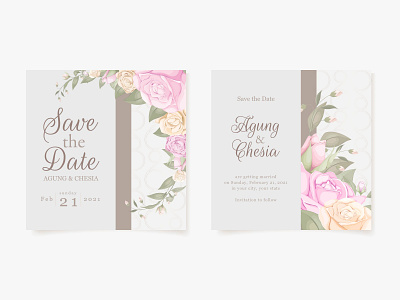 luxury wedding invitation template design for instagram posts beautifull branding design design engagement graphic design illustration instagram banner instagram post instagram template invitation invitation card invite socialmedia template template design vector wedding wedding card wedding invitation wedding invite