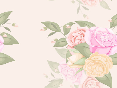 Floral Seamless Pattern Design For Textile and Fashion