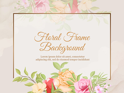 Wedding Banner Background With Floral Vector Design by Tri Puspita on  Dribbble