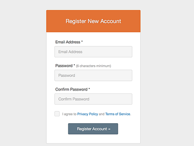 Findchips Register Account account fields findchips form register