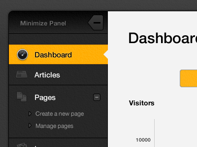 Dashboard for cms