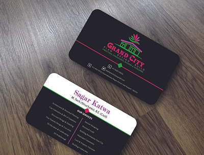 Business Card Design branding business card business card design business cards design illustration typography