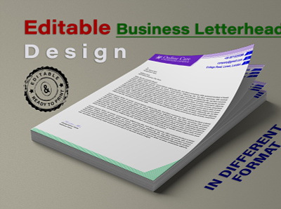 Editable and print ready letterhead templates business letterhead template company letterhead design editable letterhead design printable letterhead design simple letterhead design