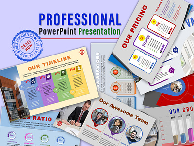 Attractive PowerPoint presentation template