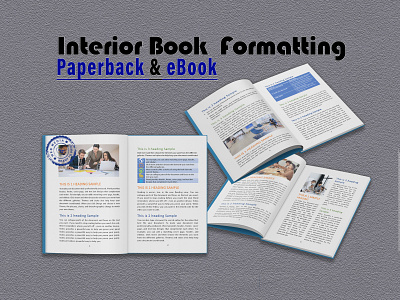 Interior Paperback and eBook Formatting ebook cover pages