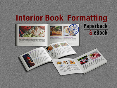Interior Paperback and eBook Formatting book cover kindle