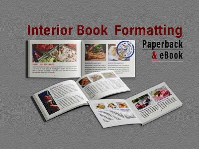 Interior Paperback and eBook Formatting