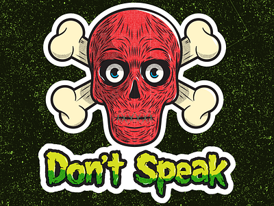 PSA graphic design illustration illustrator logo logos skull skull and crossbones sticker vector illustration