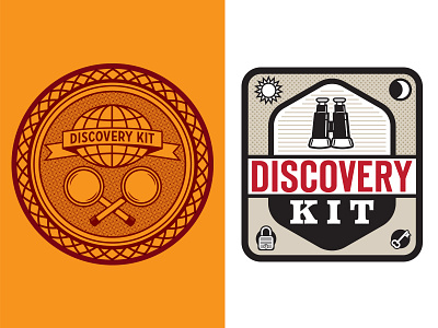 Library Discovery Kit Logos branding graphic design illustration library graphic design logo concepts logos