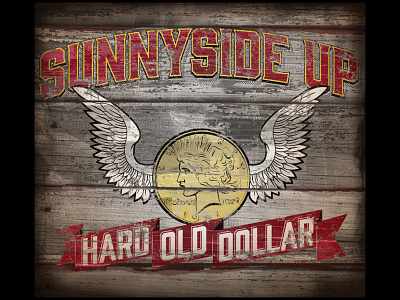 Sunnyside Up CD Cover cd cover graphic design illustration photo illustration weathered