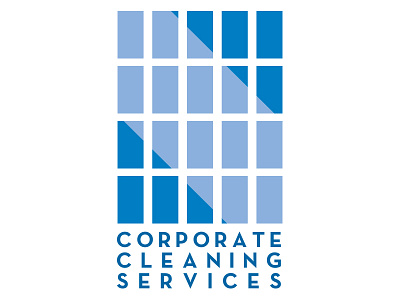 Corporate Cleaning Services Logo branding corporate identity logo concepts logos window washers