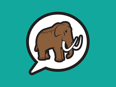 Secret Logo III branding cute illustration logo concepts logos wooly mammoth