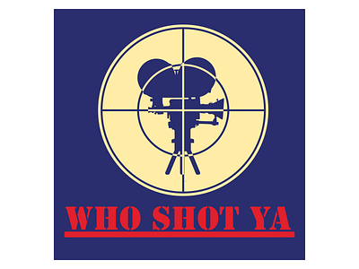 Who Shot Ya (1/3) camera hip hop illustration logo logo design movies podcast podcast logo