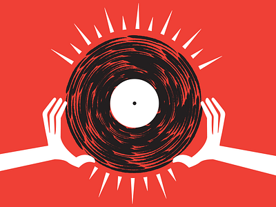 Record Store Day! graphic design illustration library event library graphic design record record store day