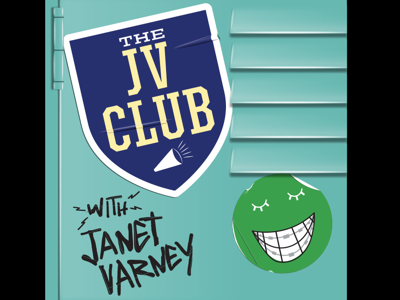 The JV Club graphic design locker logo maximum fun podcast logo stickers