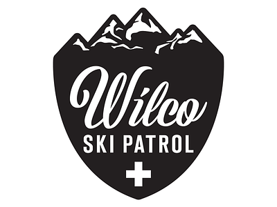 Wilco Ski Patrol badge design badge logo band logo band merch graphic design logo logo design mountains ski patrol logo skiing vector logo wilco