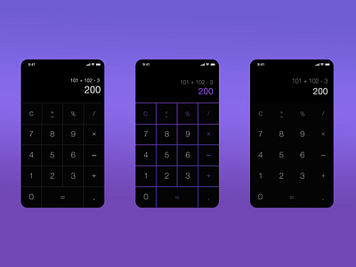 Daily UI 004 // Calculator