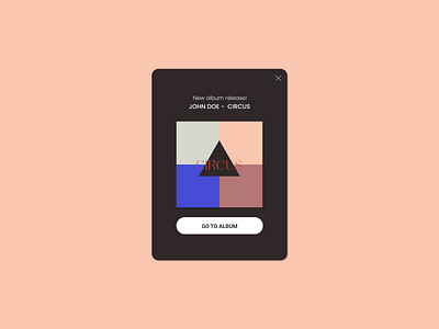 Daily UI 016  // Pop-Up/Overlay