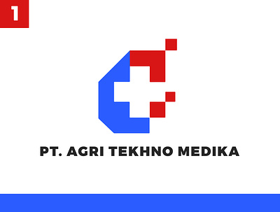 LOGO PT.AGRI TEKHNO MEDIKA branding design flat illustration logo logodesign logodesigns