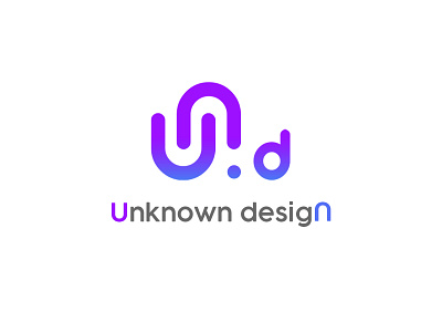 UNKNOWN DESIGN LOGO branding design flat illustration logo logodesign logodesigner typography vector
