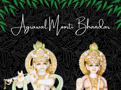 Radha Krishna Marble Idols from Agrawal Moorti Bhandar