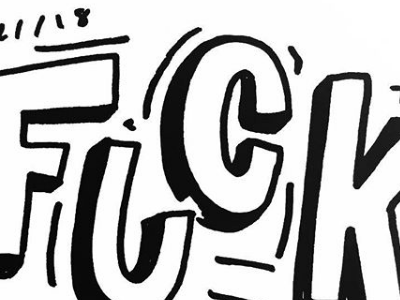 Doodle 03 // Fuck by Katie Belloff on Dribbble