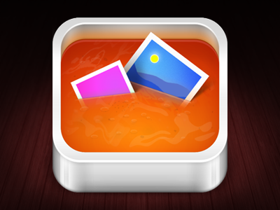 Soupyo icon dish icon ios iphone orange pictures plate soup soup.io soupio soupyo