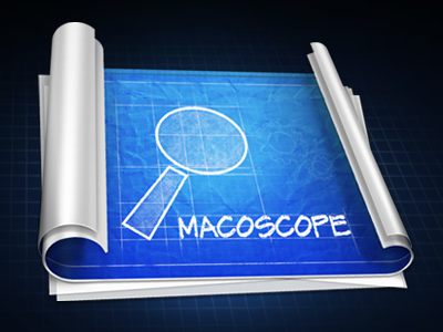 Macoscope stub icon blue blueprint design icon macoscope plan