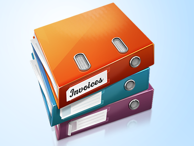 Invoices Icon binder files icon invoices mac osx