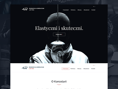 Rudnicki & Korolczuk Law Firm Website clean design law law firm simple ui web web design website