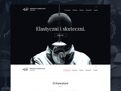 Rudnicki & Korolczuk Law Firm Website clean design law law firm simple ui web web design website