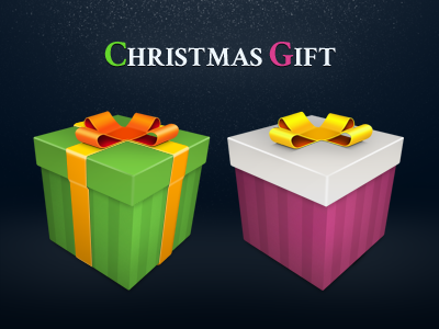 Christmas Gift birthday box christmas gift icon